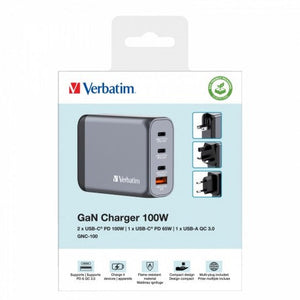Cargador de pared GaN de 100 W de 4 Puertos