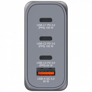 Cargador de pared GaN de 100 W de 4 Puertos