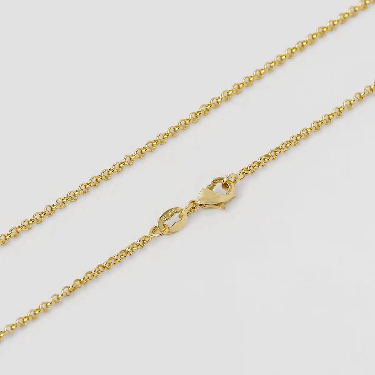 Cadena oro laminado 18K tejido Aros 50cm unisex Ref 43042