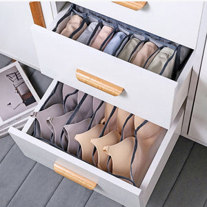 Organizadores de ropa x3 plegables divisiones ahorrador