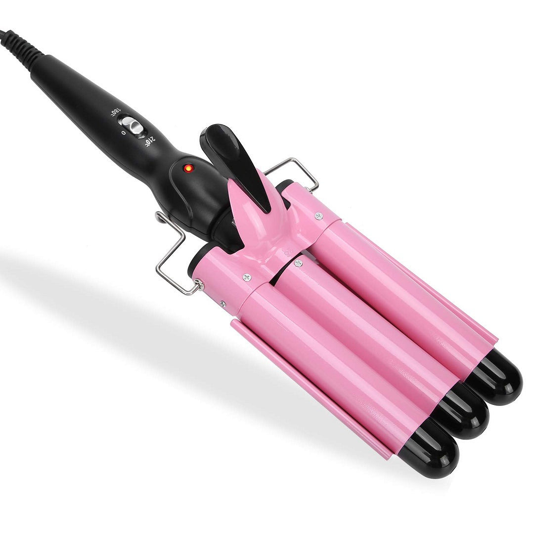 Rizador de cabello 3 tubos profesional 210C Hair Curly