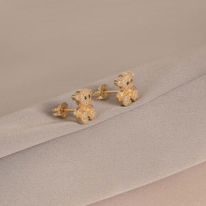Aretes topos Osito Circonias Ref 33003