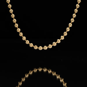 Cadena Oro laminado 18K Balin italiano 45cm/3mm Ref 43071