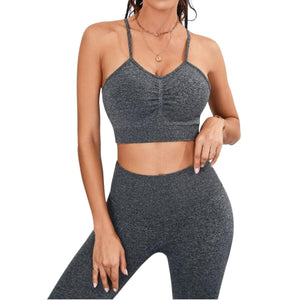 Conjunto Deportivo largo pantalón moldeador con copa Talla Única