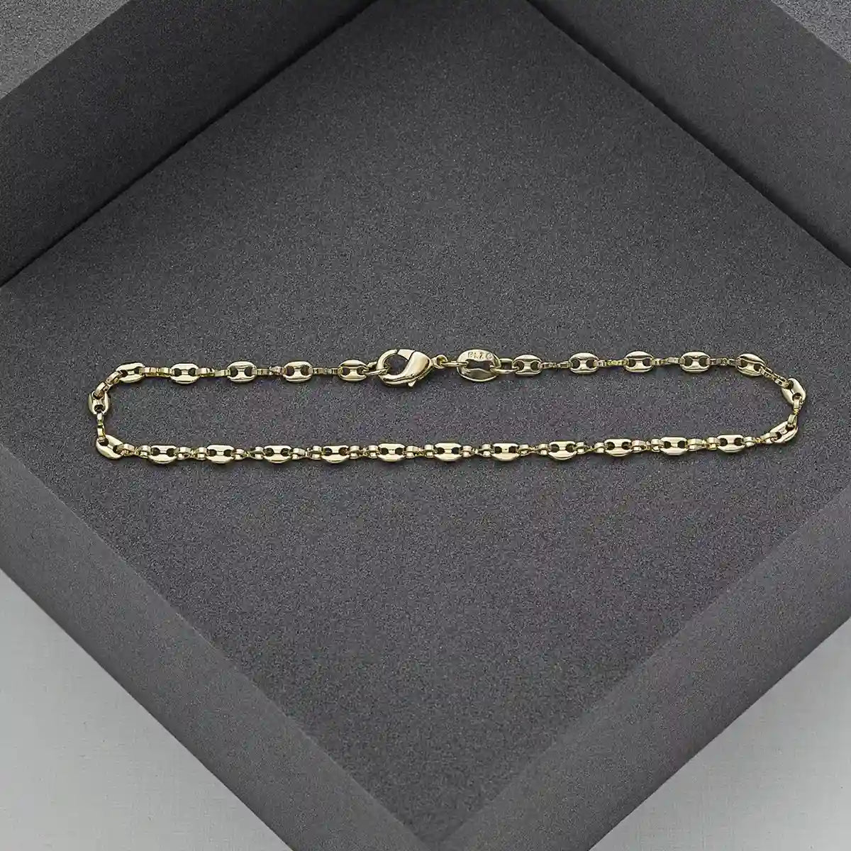 Pulsera de oro laminado 18K tejido Gucci (20cm/2mm) Ref 53037
