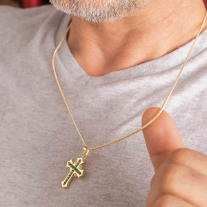Cadena oro laminado 18K tejido Serpiente 65 cm Ref 43833