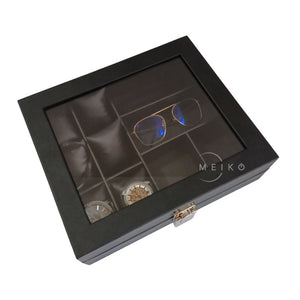 Organizador porta relojes y gafas de lujo