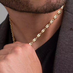 Cadena oro laminado 18K tejido Gucci 45cm unisex Ref 44036