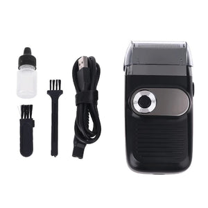 Máquina de afeitar para barba y cabeza con pantalla LED