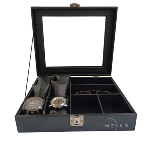 Organizador porta relojes y gafas de lujo