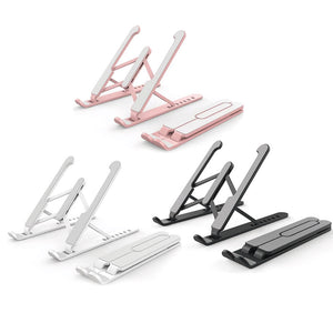 Base soporte para computador tablet celular retráctil antideslizante