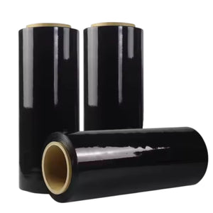 Pack x3 rollos de plástico vinipel strech 30cm x 300mts Negro