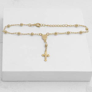 Pulsera denario oro laminado 18K 18cm/4mm ajustable Ref 94056