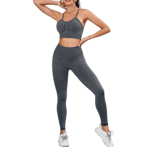 Conjunto Deportivo largo pantalón moldeador con copa Talla Única