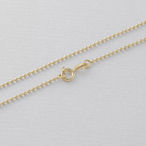 Tobillera oro laminado estilo Militar 1mm con broche Ref: 54989