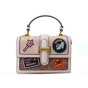 Bolso de dama baúl Caoch Imp de parches
