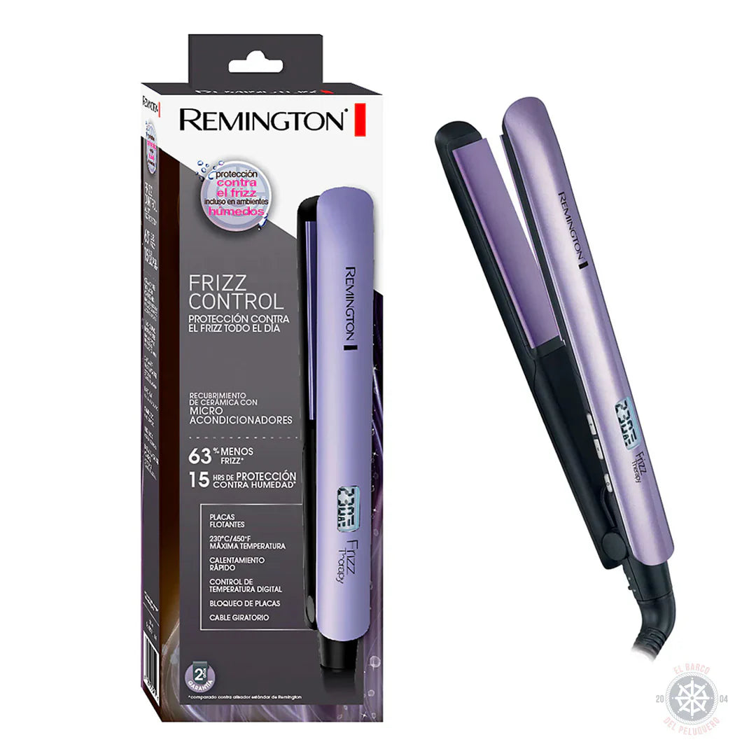 Plancha alisadora Remigton Frizz Control cerámica Original S8510