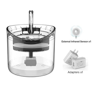 Bebedero fuente automático grifo para mascotas con filtro 2L
