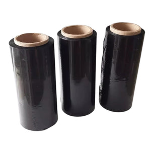 Pack x3 rollos de plástico vinipel strech 30cm x 300mts Negro