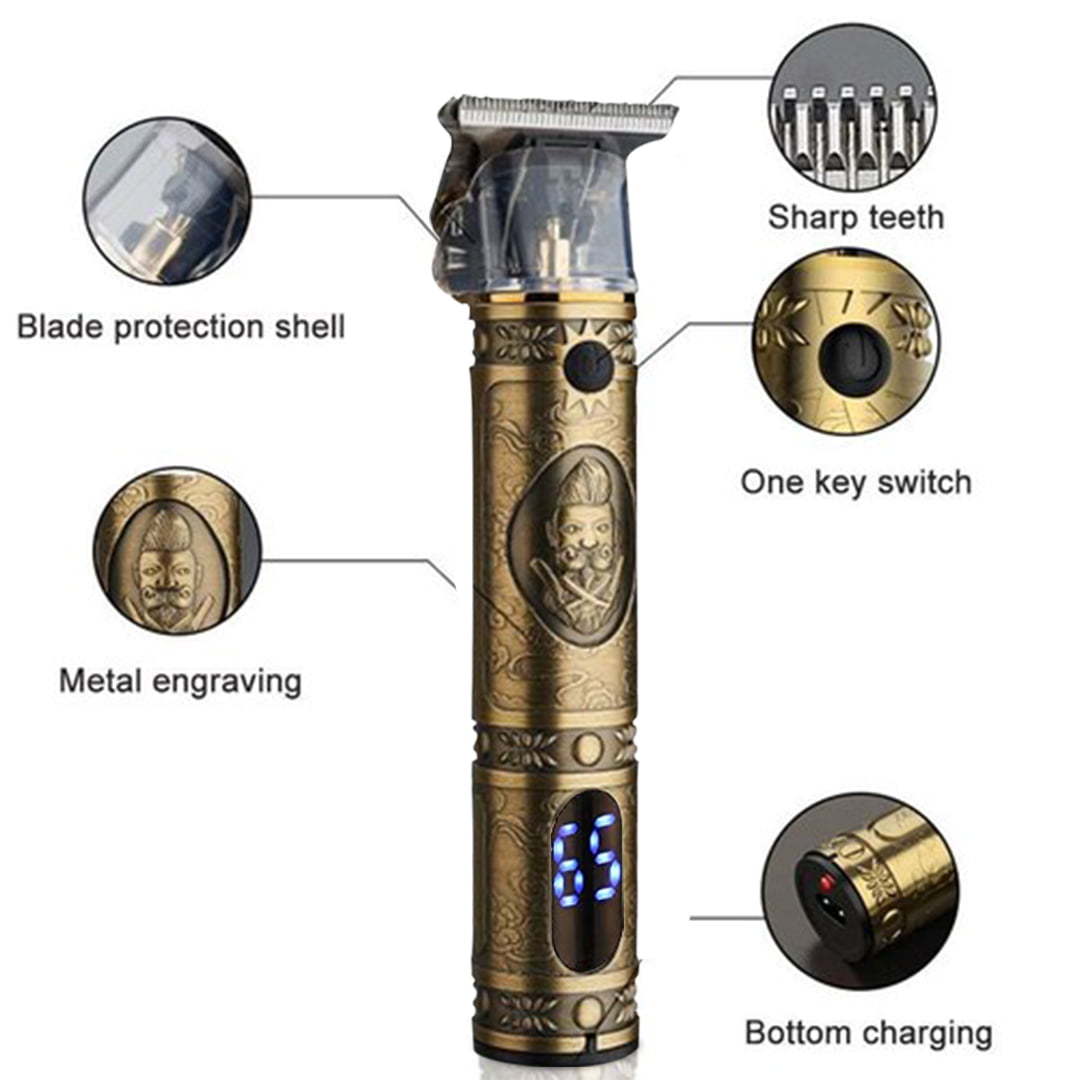 Máquina patillera profesional con pantalla y accesorios