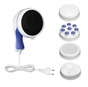 Masajeador eléctrico reductor corporal 4 cabezales intercambiables relaxtone
