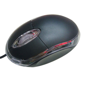 Mouse Óptico alámbrico con luces LED Precisión y Comodidad