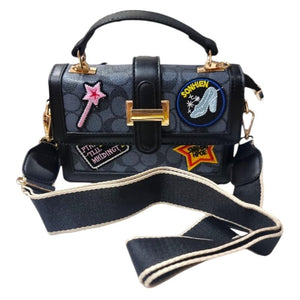 Bolso de dama baúl Caoch Imp de parches