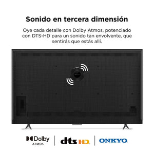 Televisor TCL 65" Pulgadas 165cm 65 C655 Advanced 4K-UHD QLED Smart TV Google