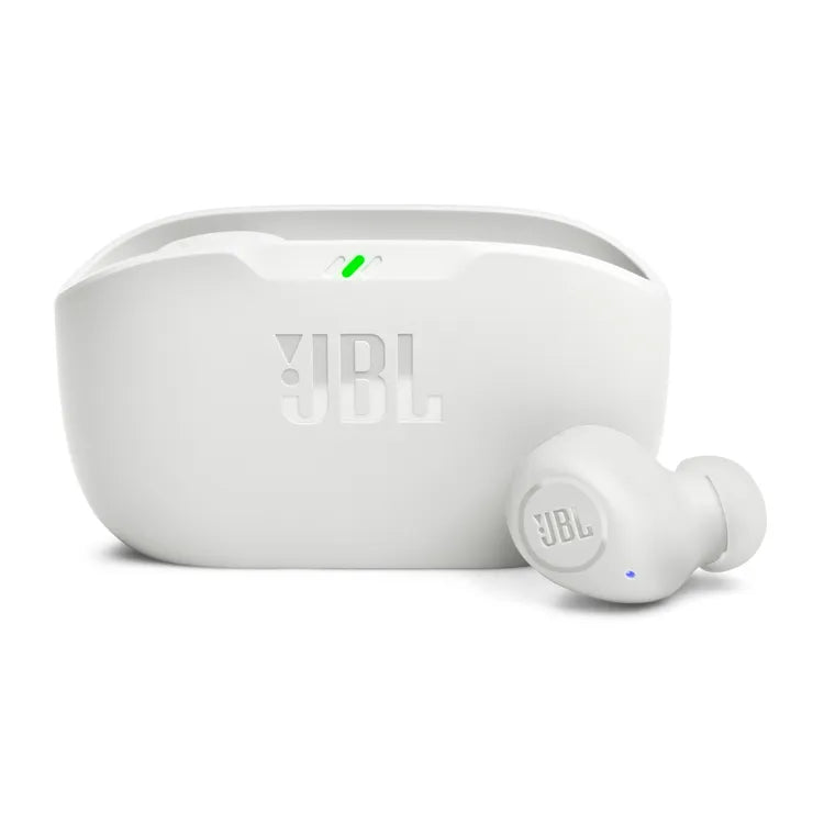 Audífonos JBL Inalámbricos Bluetooth In Ear TWS Wave Buds Blanco