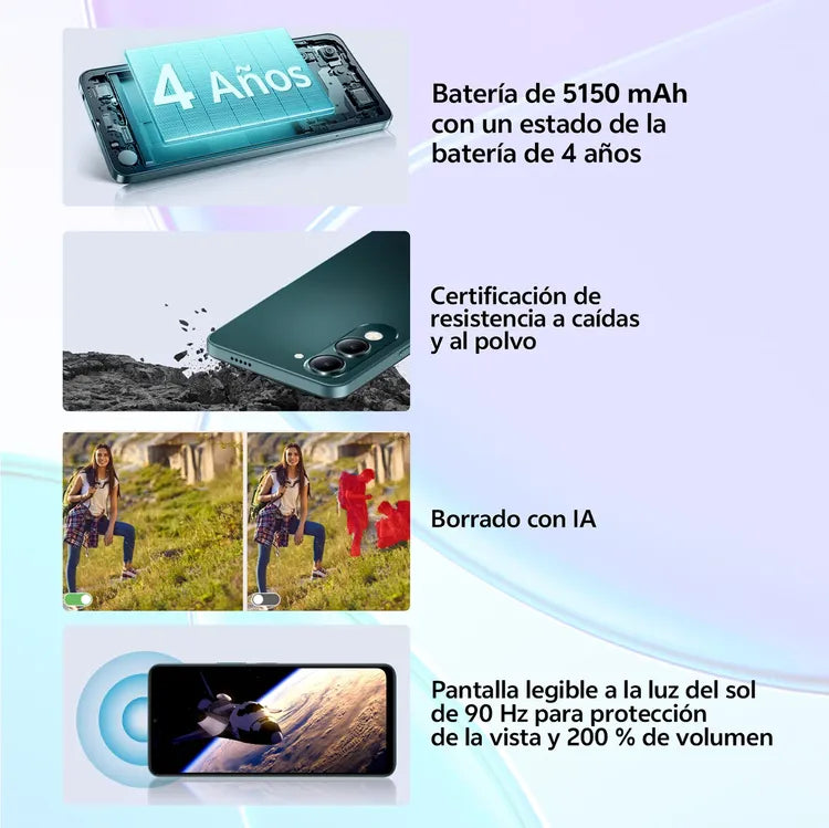 CELULAR VIVO Y04-MORADO