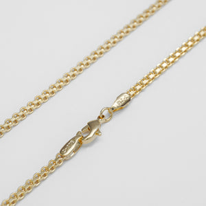 Cadena oro laminado 18K tejido Chino 45cm unisex Ref 43886