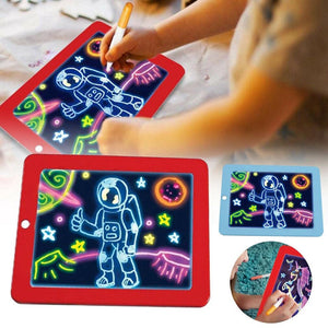 Tablero Mágico De Dibujo 3d Para Niños Y Niñas con marcadores