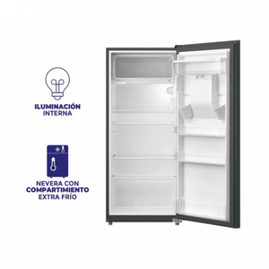 Nevera Kalley Frost Una Puerta 187 Litros K-N187L2 Gris
