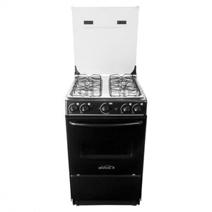 Estufa De Piso Abba 4 Puestos Con Horno Gas Natural AT101-6 Negro
