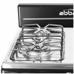 Estufa De Piso Abba Con Horno 4 Puestos Gas Natural AT1013 Negro