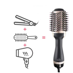 Cepillo secador voluminizador deKeratina 360° 3 en 1