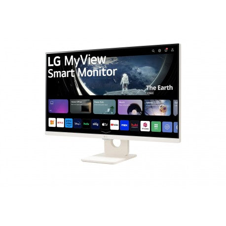 Monitor LG 27" 27SR50F Smart Tv Plano FHD Blanco