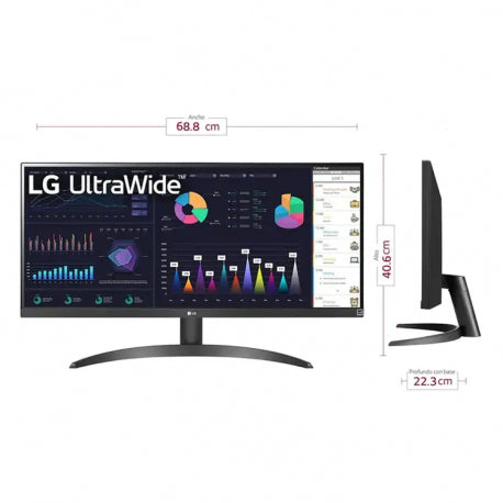 Monitor LG 29'' Pulgadas 29WQ500 FHD Negro