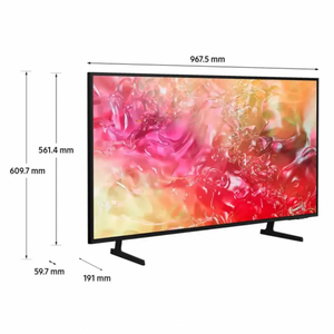 TV SAMSUNG 43" Pulgadas 109.22 cm 43DU7000 4K-UHD LED Crystal Smart TV