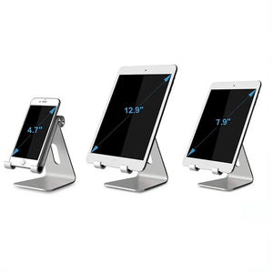Soporte para celular y tablet metálico de escritorio