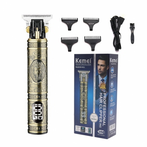 Máquina patillera profesional con pantalla y accesorios