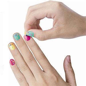Kit de Manicure esmaltes lámpara y decoraciones infantil