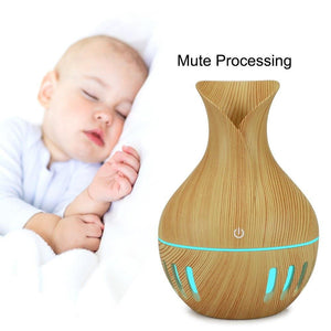 Humidificador eléctrico moderno tipo madera