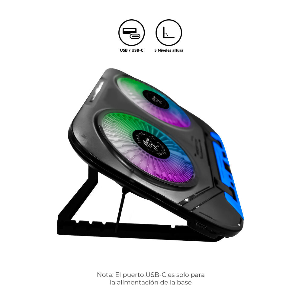 BRJR 022 BASE REFRIGERANTE "GLACIER X" RGB 2 COOLERS FROST