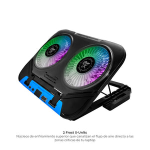 BRJR 022 BASE REFRIGERANTE "GLACIER X" RGB 2 COOLERS FROST