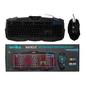 Teclado + Mouse Weibo Alambrico Wb545