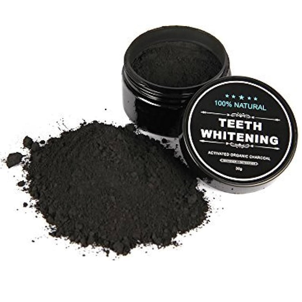 Carbón activado blanqueador dental 100% natural 30gr