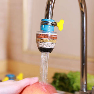 Filtro purificador de agua universal para llave de grifo