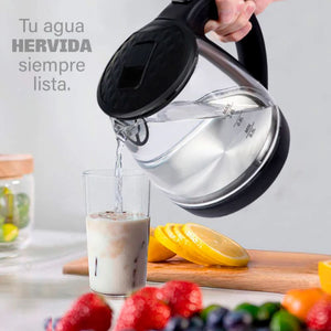 HERVIDOR ELECTRICO 2.8L 800W RAF 97865 VIDRIO