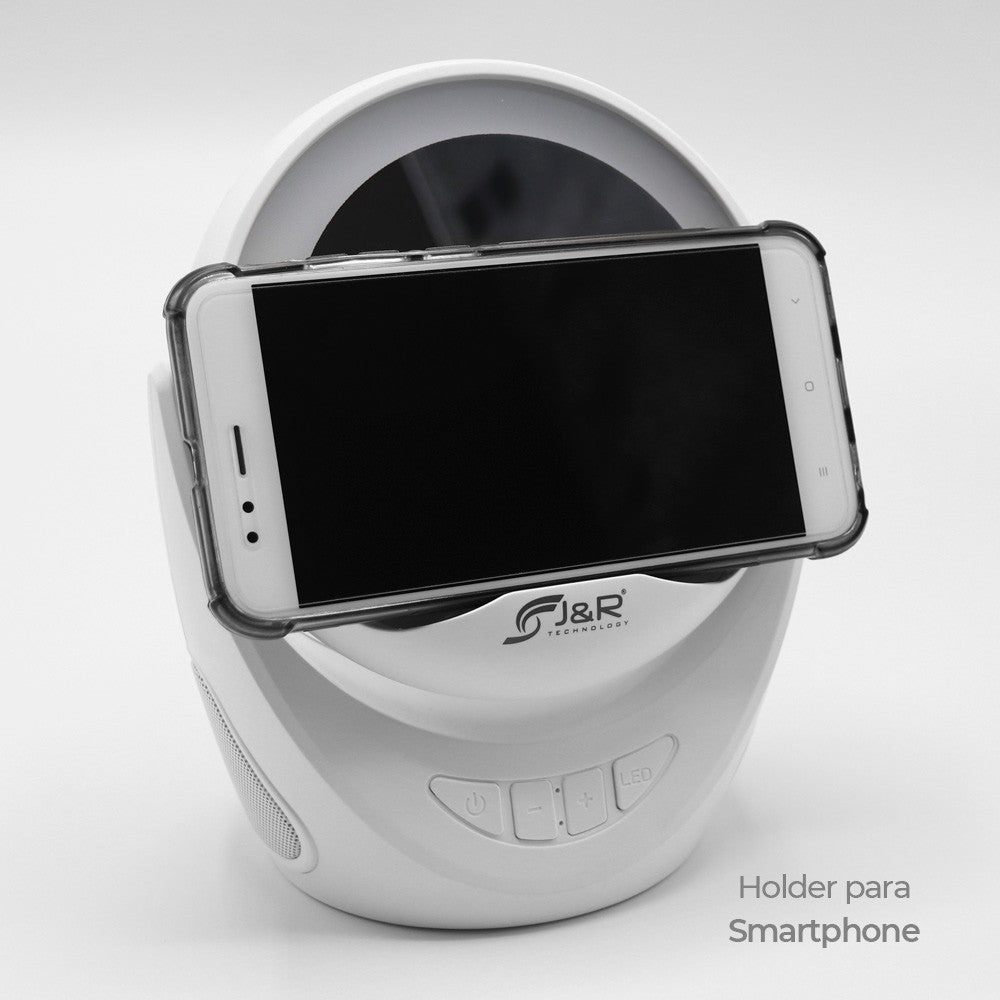 J5212 Espejo 2 En 1 Iluminacion Led Y Musica 3W 2 1200 M